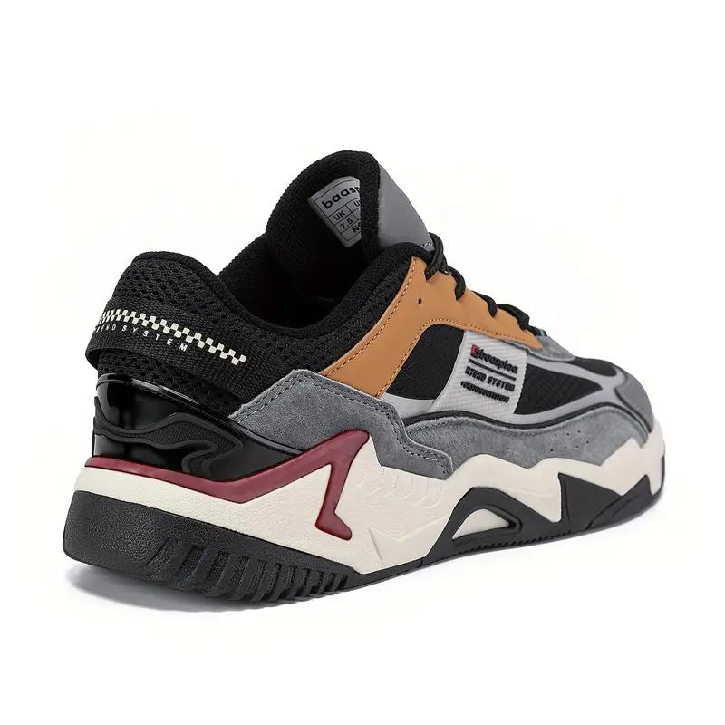 colour block sneakers met een dikke zool