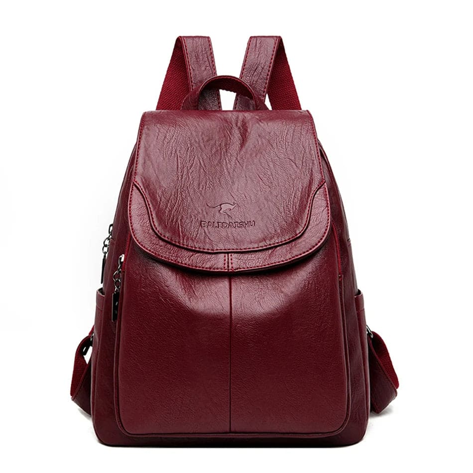 Heidi-Mode | Diebstahlsicherer Lederrucksack Für Stilvolle Frauen
