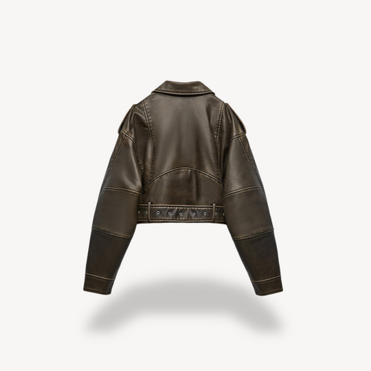 Heidi-Mode | Leder Bikerjacke für Frauen