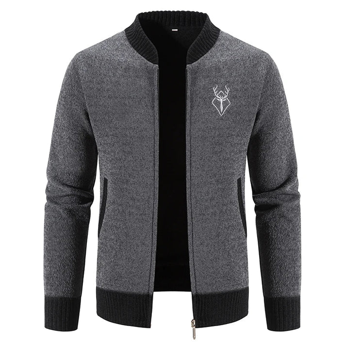 Heidi-Mode | Herren Street Knit Zip-Up Vest