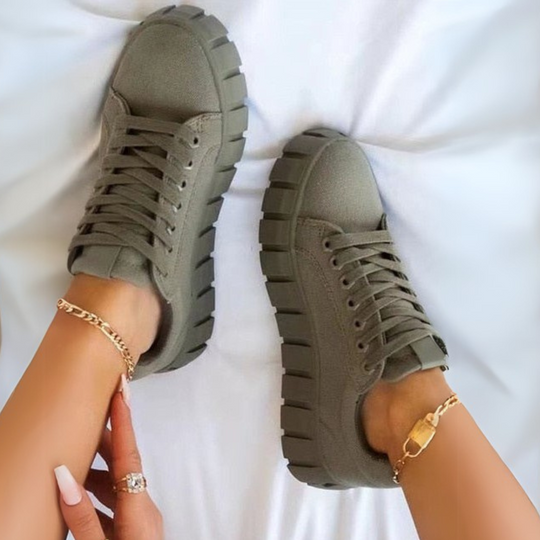Heidi-Mode | Damen Plateau Sneaker