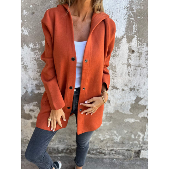 Heidi-Mode | Damen Knopf Daunen Mantel Warme