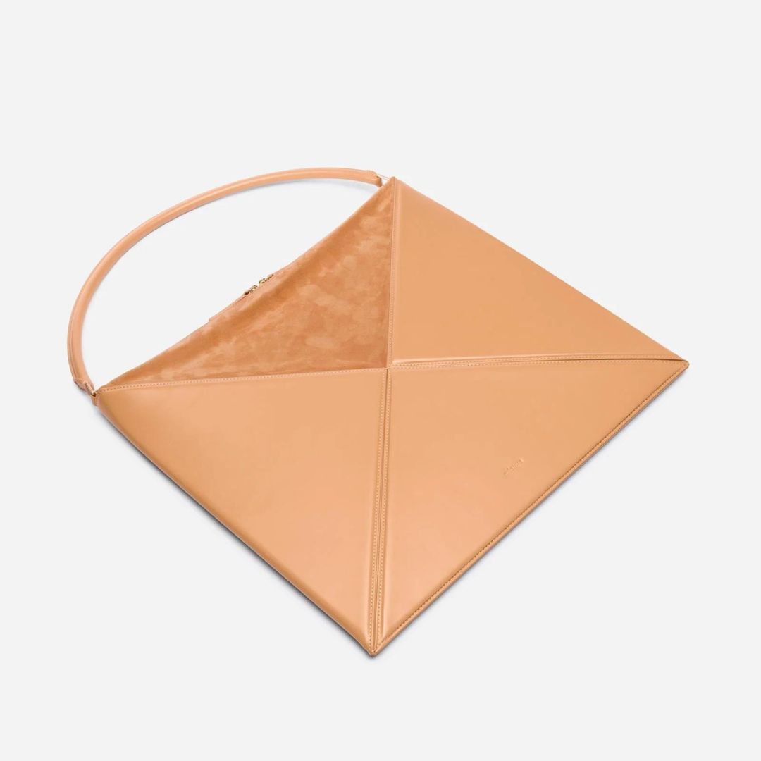 Heidi-Mode Hobo Mutige Geometrische Schultertasche mit rundem Griff