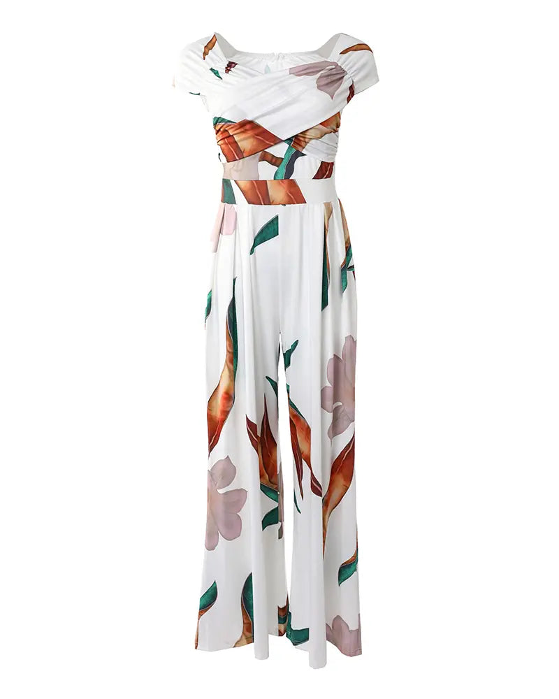 Jumpsuit Traumhafte Botanik in einem Overall-Kleid