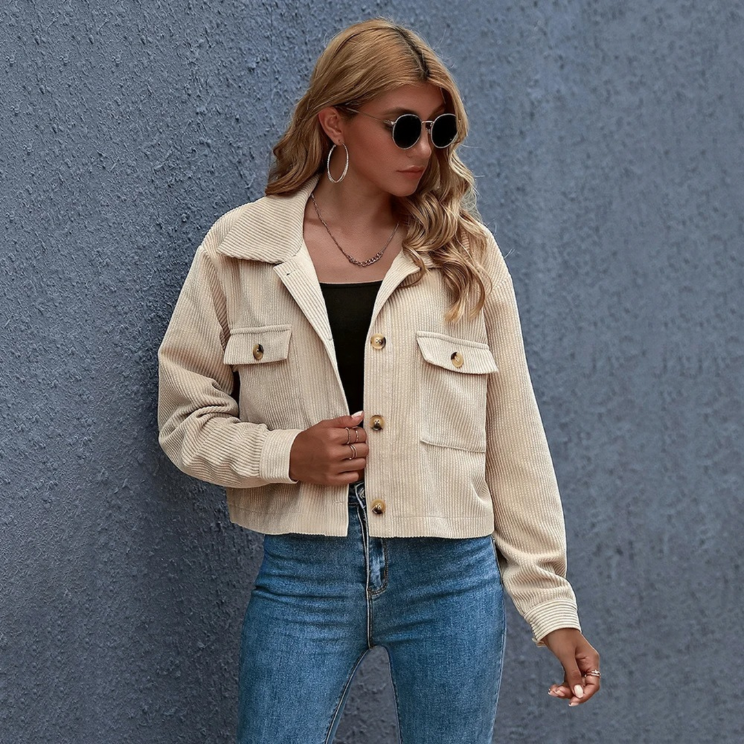Heidi-Mode | lässige Cordjacke