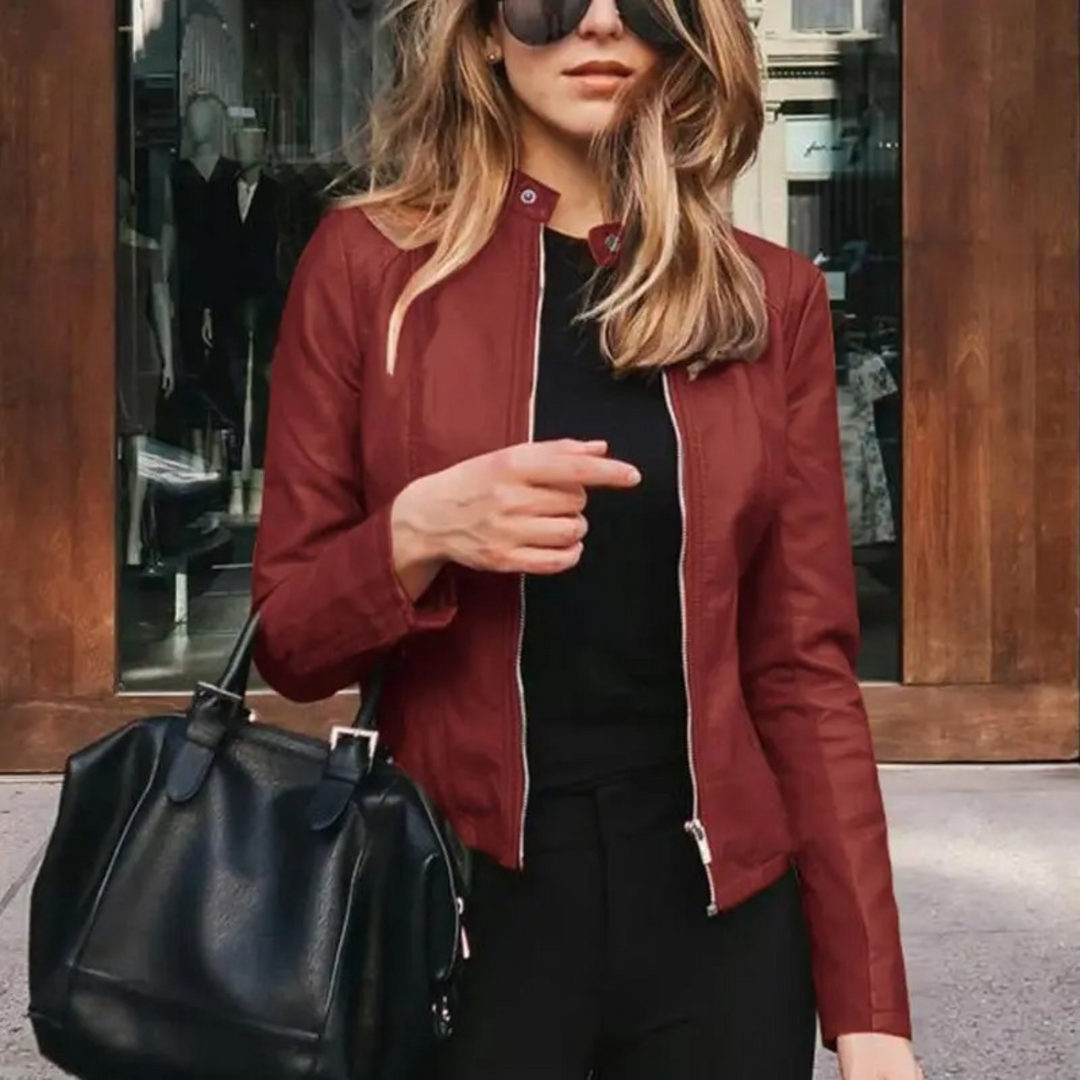 Heidi-Mode | Damen Leder Motorradjacke