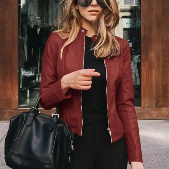 Heidi-Mode | Damen Leder Motorradjacke