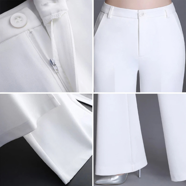 Heidi-Mode | Elegante Enganliegende Hohe Taille Flared Hosen