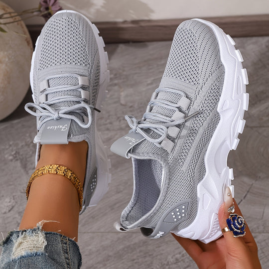 Heidi-Mode | Bequeme Atmungsaktive Knit Sneakers für Damen