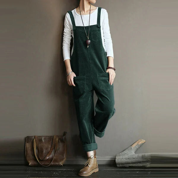 Heidi-Mode - Lässiger Cord-Jumpsuit