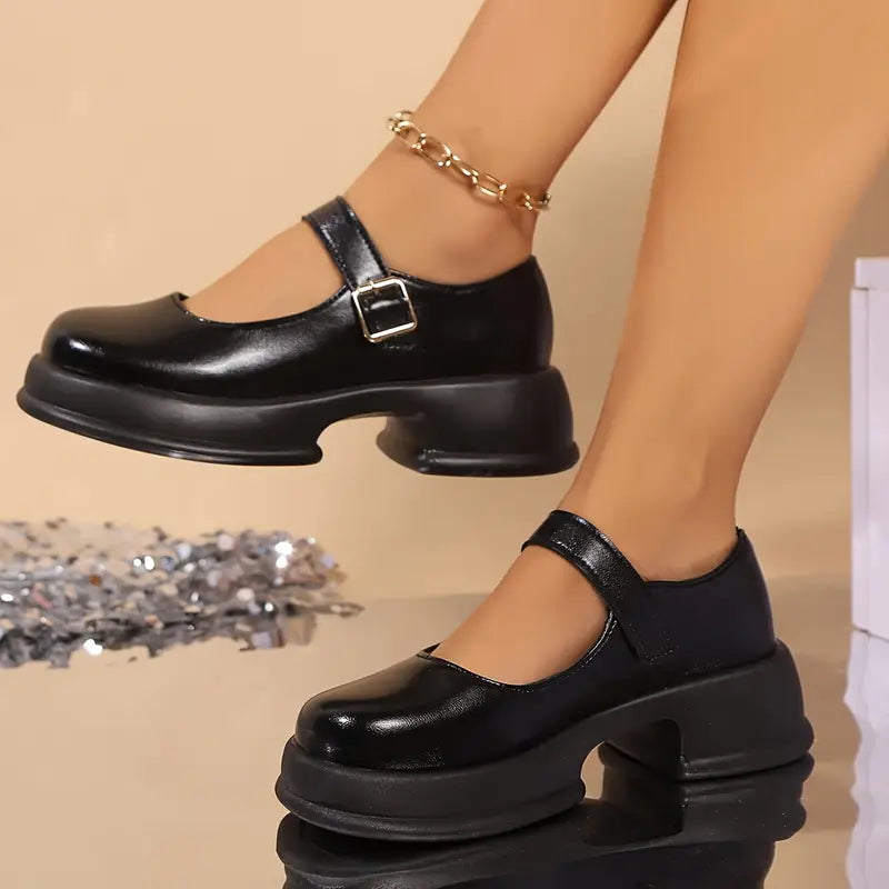 Heidi-Mode | Vintage-Stil Oxford-Schuhe für Damen