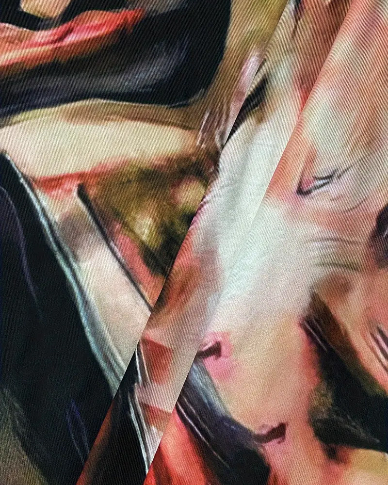 Heidi-Mode | Ärmelloses, Bedrucktes, Elegantes Kleid