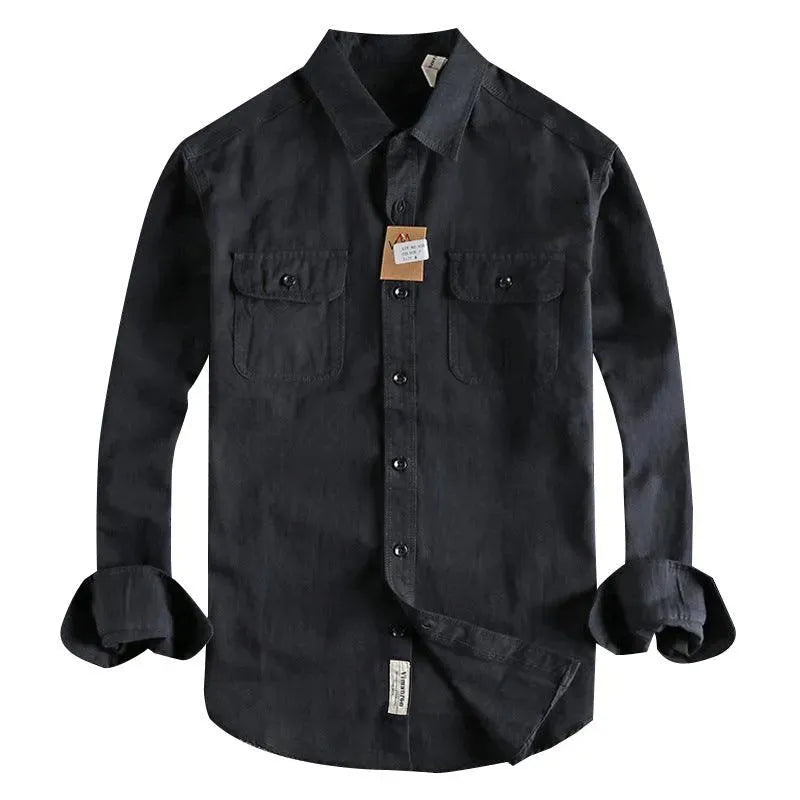 Heidi-Mode | Multicolored men's long-sleeve shirt