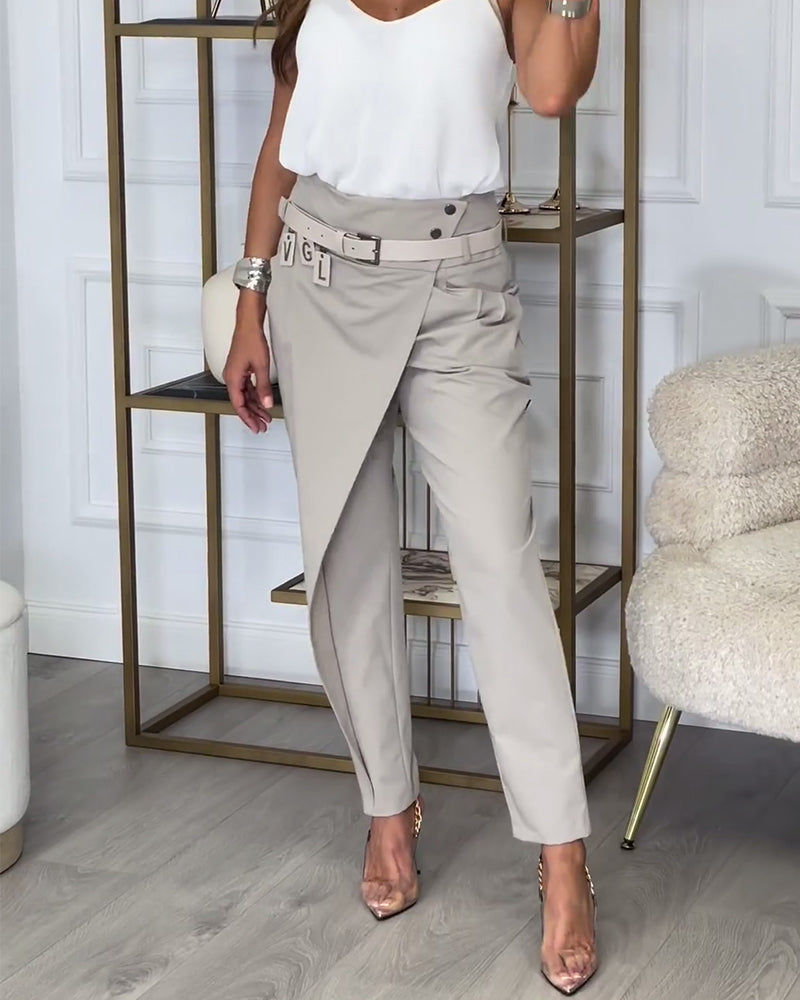 Heidi-Mode | Patchwork-Hose mit Gürtel