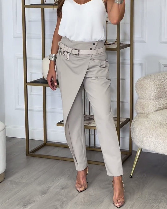 Heidi-Mode | Patchwork-Hose mit Gürtel