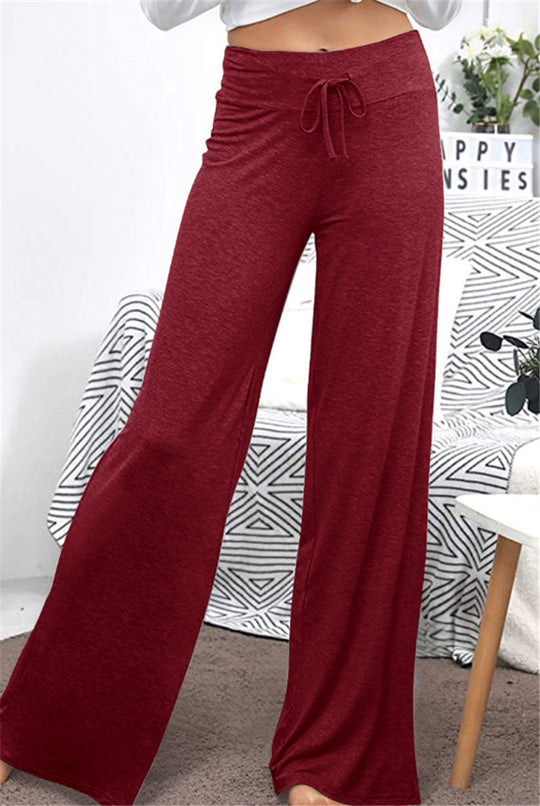 Heidi-Mode | Breite Damenhose mit Hoher Taille