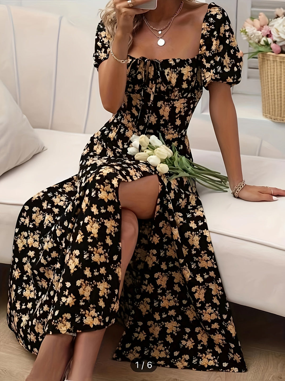 Heidi-Mode | Kleide Dich Blumenhutärmel Ein Elegantes Hotel für Frühling und Sommer