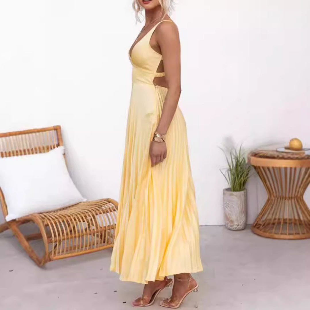 Heidi Mode | Kleid aus Satin mit Hosenträgern
