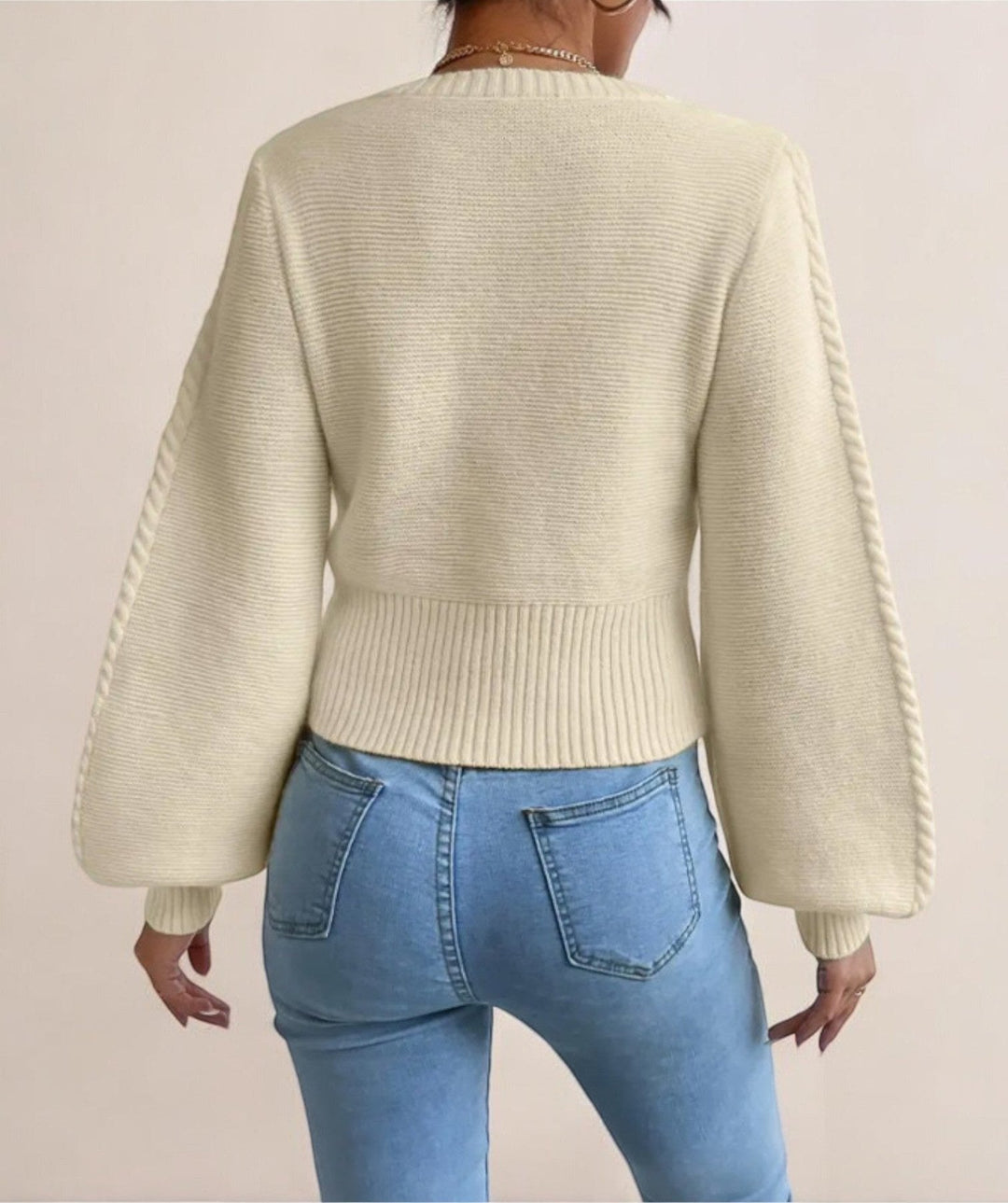 Heidi-Mode | Damen Pullover mit quadratischem Kragen