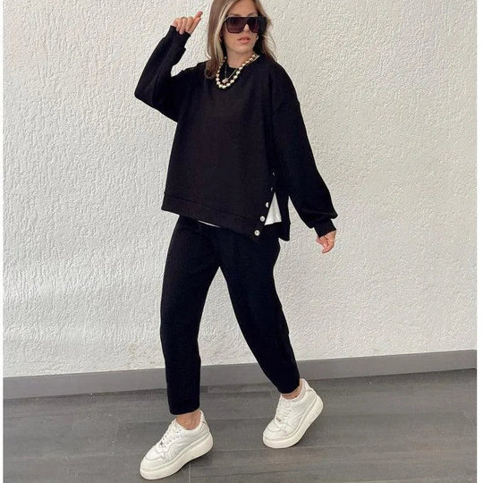 Heidi-Mode | Sport suit with casual pants and ankle band