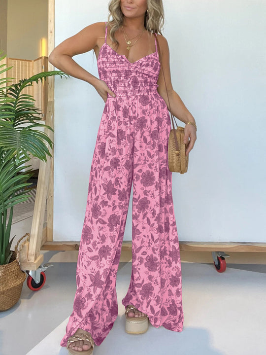 Heidi - Rüschen-Jumpsuit mit Blumenmuster