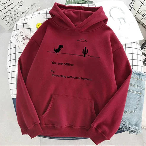 Heidi-Mode | Dinosaurier Kapuzenpulli