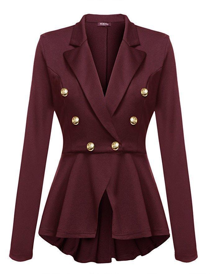 Heidi-Mode | feminine Revers-Doppelreiher-Blazer
