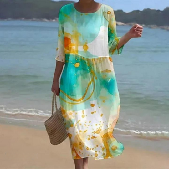 Heidi-Mode | Elegantes, Bauch-Schmeichelndes Kleid