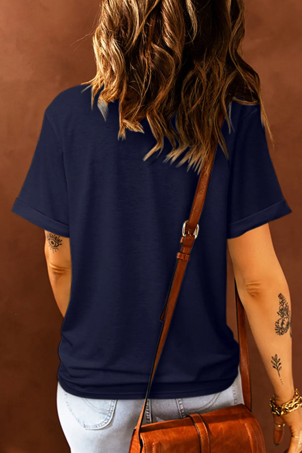 Heidi-Mode | America Us-Flag Grafik T-Shirt