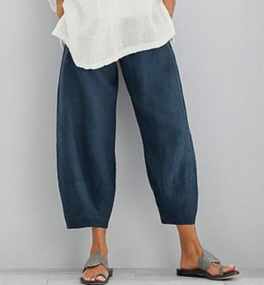 Heidi-Mode | Einfache, Lockere Damen 3/4 Hosen für Den Sommer
