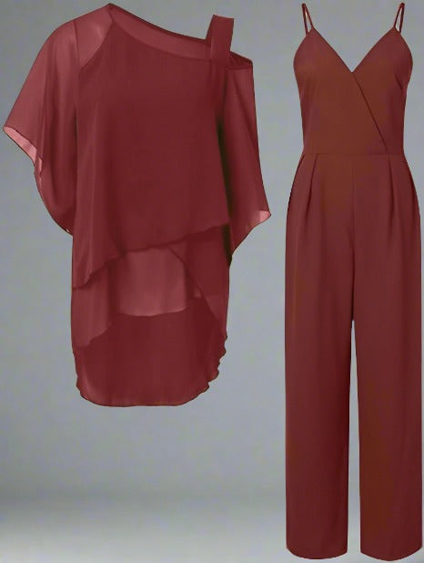 Heidi-Mode | Luxus-Chiffon-Set für Elegante Abende