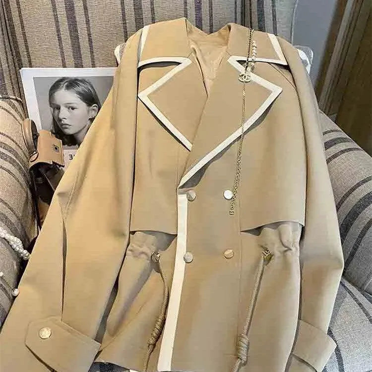 Heidi-Mode | Mantel met brede revers in nieuwe stijl