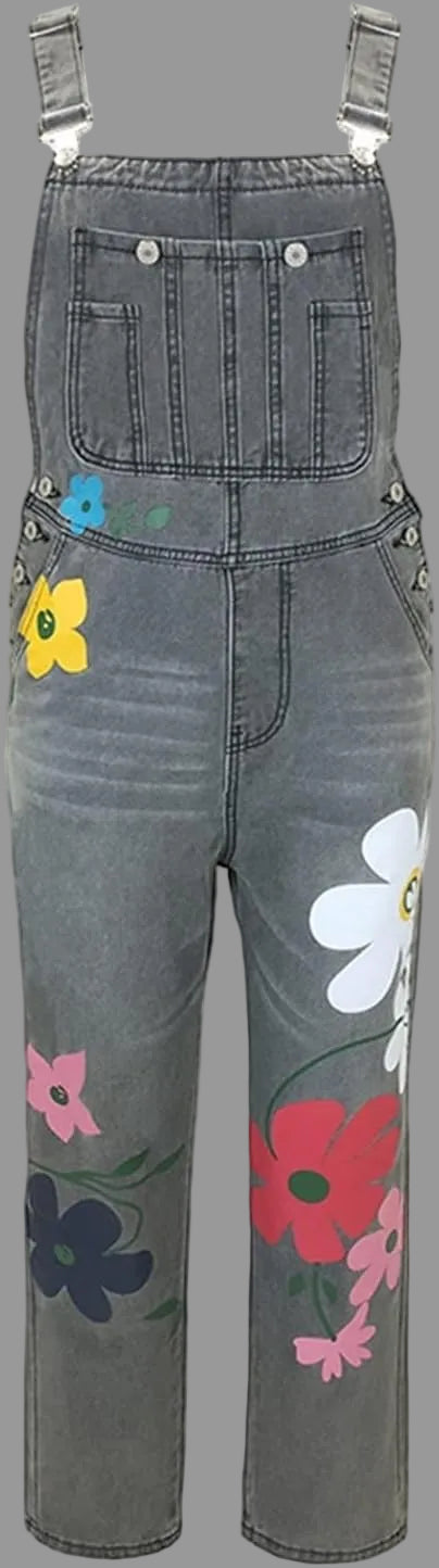 Heidi-Mode | Ärmelloser Denim-Overall