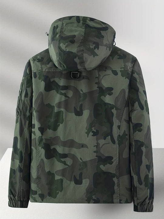 Heidi-Mode Camouflage-Cargo-inspirierte Herrenjacke