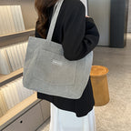 Elegante Damen Cordstoff Tasche | Heidi-Mode