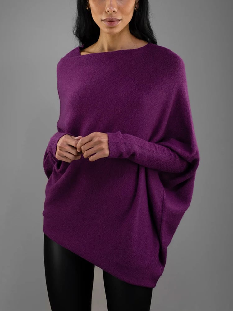 Heidi-Mode | Elegante Off-Shoulder Pullover Damen