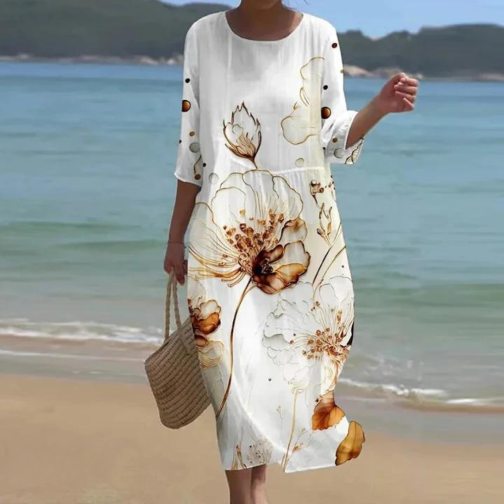 Heidi-Mode | Elegantes, Bauch-Schmeichelndes Kleid