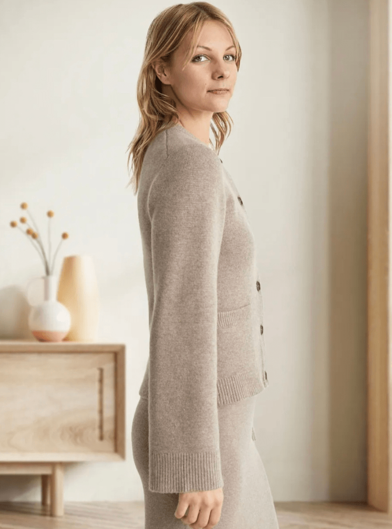 Heidi-Mode | Cardigan Klassisch Moderner Stil Ideal für den Winter