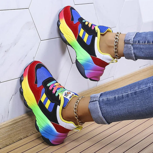 Heidi-Mode | Legende Regenbogen Sneakers