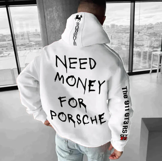 überdimensionale Racing Hoodie