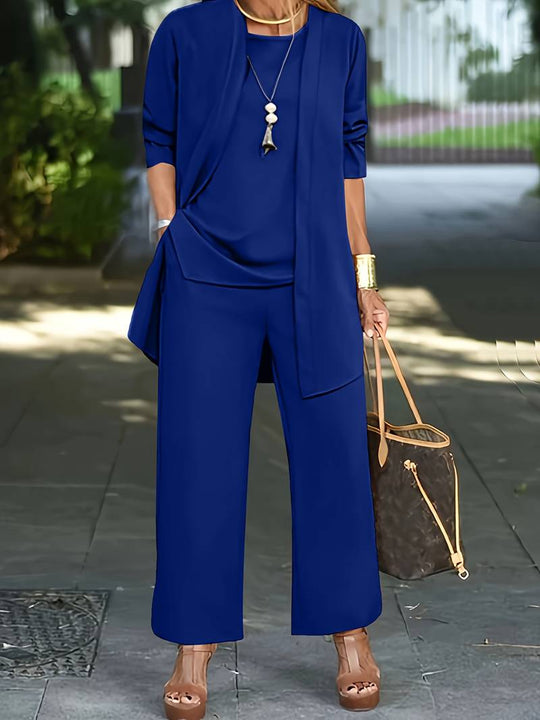 Heidi-Mode | Elegantes Dreiteiliges Ensemble Für Damen