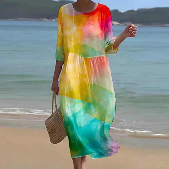 Heidi-Mode | Elegantes, Bauch-Schmeichelndes Kleid
