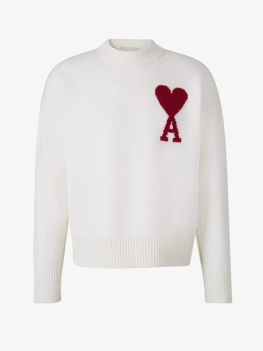 ✅ Heidi-Mode | Herzbestickter Damenpullover