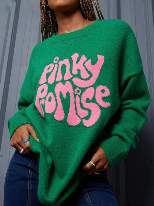 Heidi-Mode | Pinky Promise Pullover