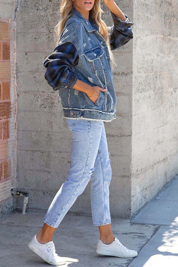 Heidi-Mode | Street Fashion Destroyed Denim Karojacke