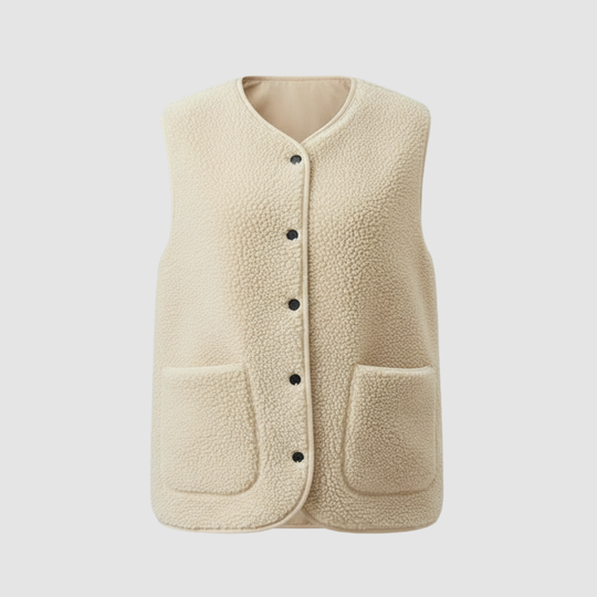 Winter Warme Elegante Fleece Weste Damen | Heidi-Mode