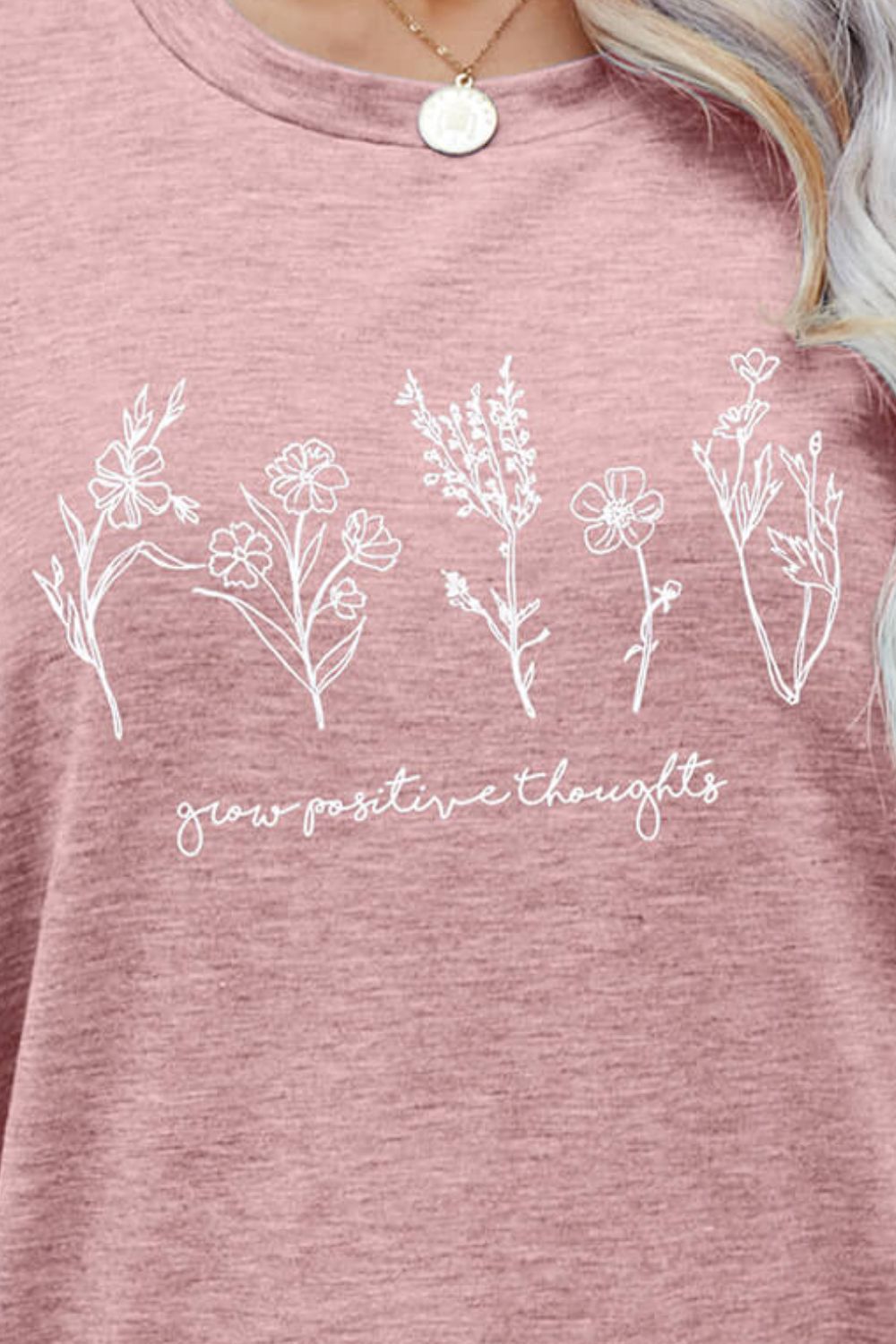 Heidi-Mode | Grafik Rundhals Kurzarmshirt