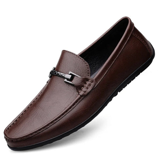 Leder Slipper