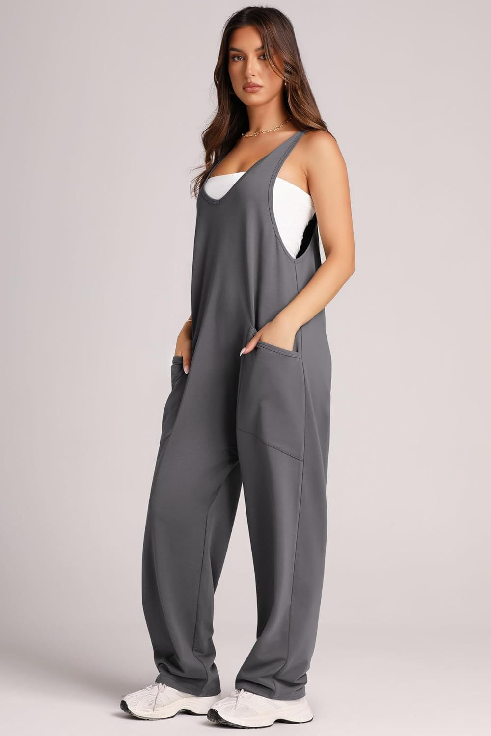 Heidi-Mode | Lovelet V-Ausschnitt Breite Träger Latzhose