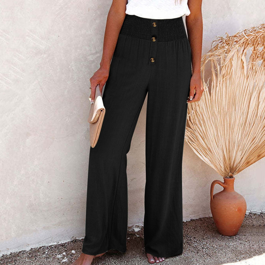 Heidi-Mode | Leinenhose mit Hoher Taille